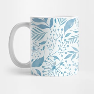 Blue foliage Mug